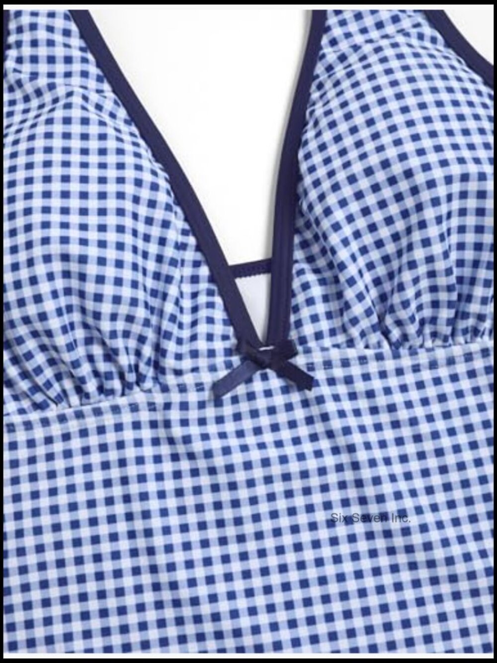 Tummy Control Tankini Set with Adjustable Straps and Removable Pads - Picture 5 of 7